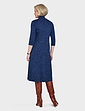 Turtle Neck Dress - Blue