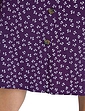 Viscose Jersey Print Dress - Purple