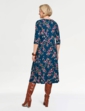 Jersey Print Dress - Teal