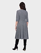 Tweedy Dress and Necklace - Black & White