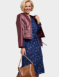 Viscose Twill Print Dress - Blue