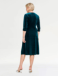 Velour Dress - Emerald