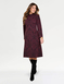Baroque Jacquard Design Jersey Dress - Wine