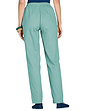 Ladies Cotton Trousers - Duck Egg