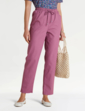 Ladies Cotton Trousers - Heather