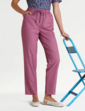 Ladies Cotton Trousers - Heather