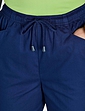 Ladies Cotton Trousers - Navy