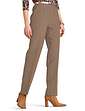 Wool Touch Trouser - Taupe