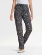 Viscose Print Trouser - Black & White