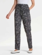 Viscose Print Trouser - Black & White