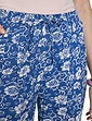 Viscose Print Trouser - Blue Floral