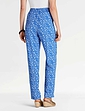 Viscose Print Trouser - Cornflower Blue