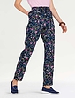 Viscose Print Trouser - Navy Floral Print