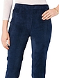 Pull On Cord Trouser - Navy