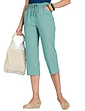 Cotton Crop Trouser - Duck Egg
