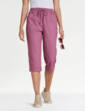 Cotton Crop Trouser - Heather