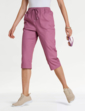Cotton Crop Trouser - Heather