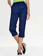 Cotton Crop Trouser - Navy