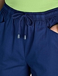 Cotton Crop Trouser - Navy