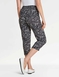 Viscose Crop Print Trouser - Black & White