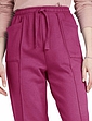 Womens Pin Stitch Leisure Trouser - Berry