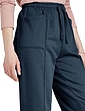Womens Pin Stitch Leisure Trouser - Navy