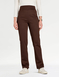 Thermal Lined Pull On Jersey Trousers - Chocolate
