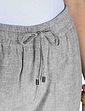 Linen Mix Trouser - Grey