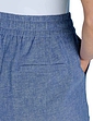 Linen Mix Trouser - Navy