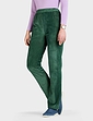 Fleece Lined Cord Trousers - Green