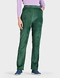 Fleece Lined Cord Trousers - Green