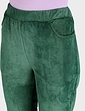 Fleece Lined Cord Trousers - Green