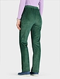 Fleece Lined Cord Trousers - Green