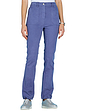 Stretch Trouser with Gathered Hem - Blue