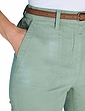 Stretch Trouser with Gathered Hem - Soft Green