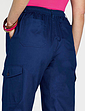 Cotton Cargo Trousers - Navy