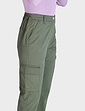 Stretch Cotton Cargo Trouser - Khaki