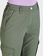 Stretch Cotton Cargo Trouser - Khaki