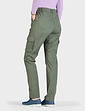 Stretch Cotton Cargo Trouser - Khaki