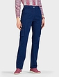 Stretch Cotton Cargo Trouser - Navy