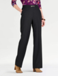 Snaffle Detail Stretch Pull On Trouser - Black