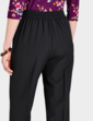 Snaffle Detail Stretch Pull On Trouser - Black