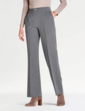 Snaffle Detail Stretch Pull On Trouser - Grey Marl