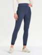 Heatguard Pull On Fleece Lined Leggings - Denim Marl
