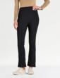 Ribbed Trouser - Black