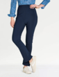 Ribbed Trouser - Navy
