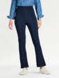 Ribbed Trouser - Navy