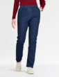 Fleece Lined Pull On Jean - Indigo