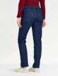 Fleece Lined Pull On Jean - Indigo