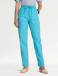 Pull On Seersucker Trouser - Sea Green